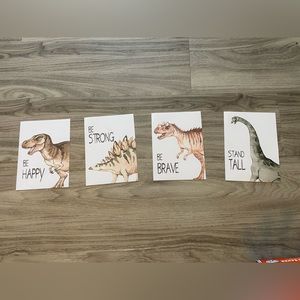 Canvas Dinosaur Prints